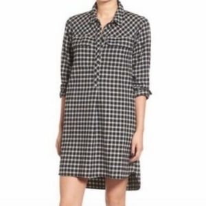 Madewell Flannel Shirt Dress